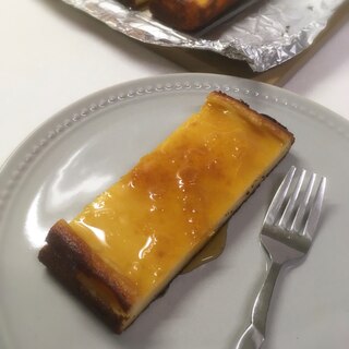 お豆腐で作る☆カラメルチーズケーキ♪